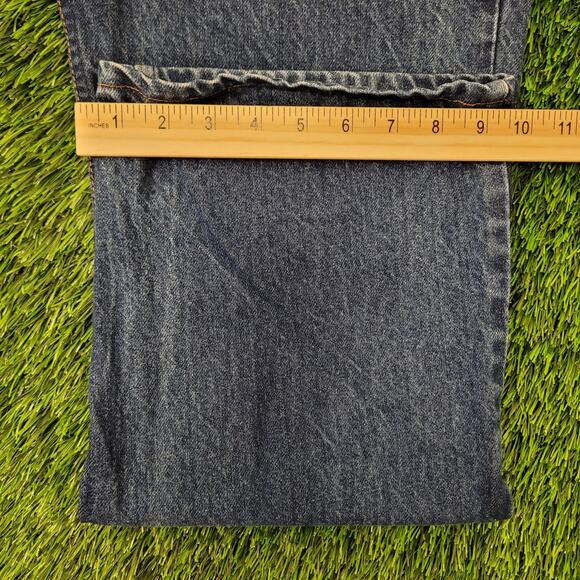 Vintage LEVIS 517 Bootcut Jeans 38x31 Dark-Wash - Picture 13 of 16